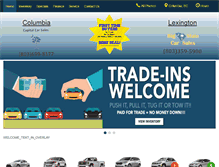 Tablet Screenshot of capitalcarsales.com